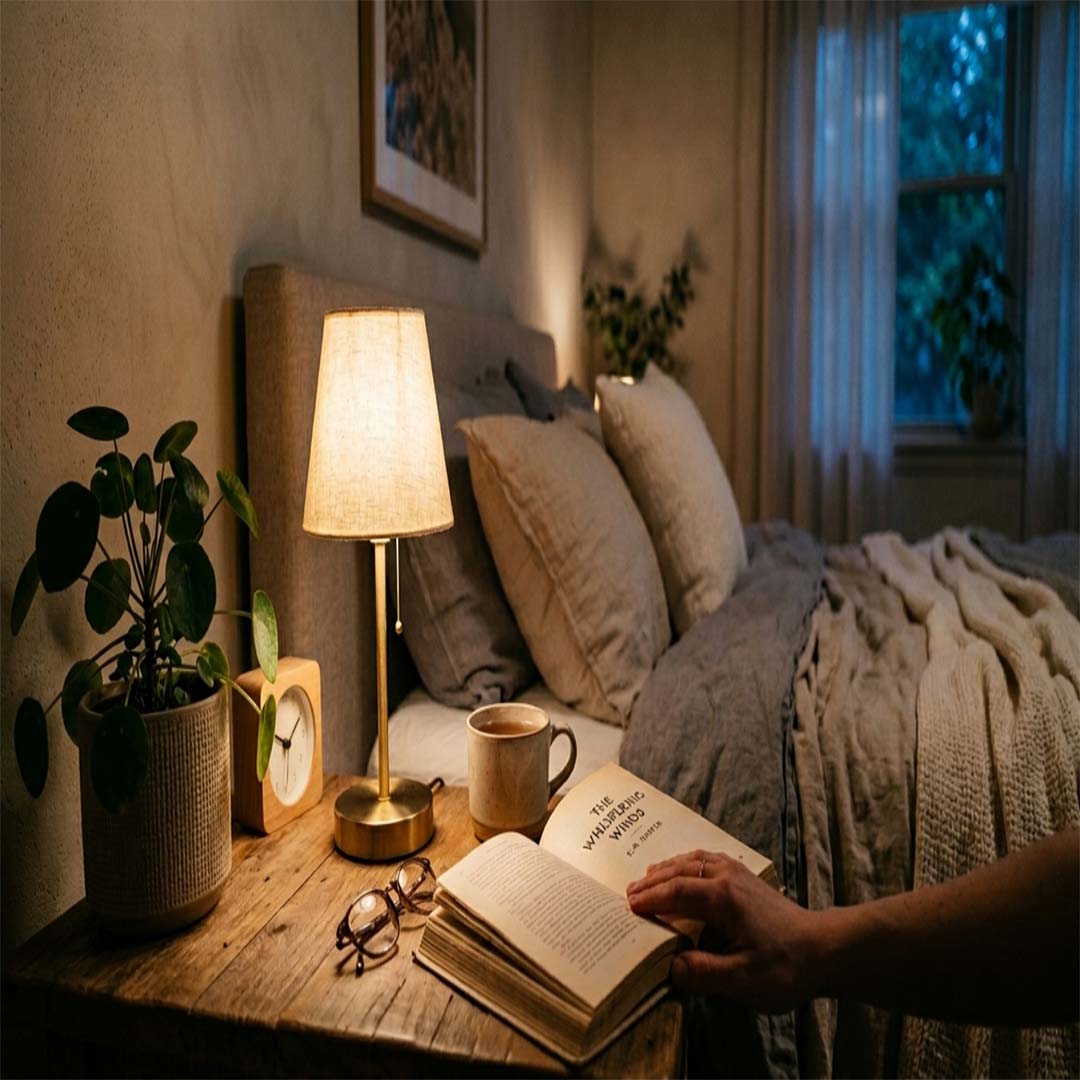 Modern Cordless Table Lamp with Rechargeable Battery & Touch Dimming