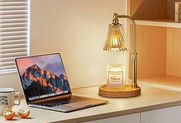 When using a candle warmer lamp for the first time